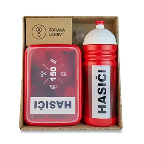 Set Zdravá lahev 0,5 l a Zdravá sváča Hasiči